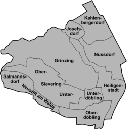 Karte Bezirksteile Doebling
